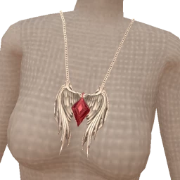 Bijouterie Silver July Ruby Necklace