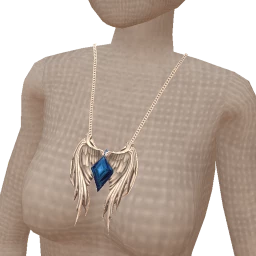 Bijouterie Silver September Sapphire Necklace