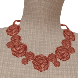 Bijouterie Rose Gold Flower Shaped Necklace