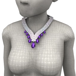 Bijouterie Regal Amethyst Necklace