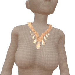 Bijouterie Diamond Teardrop Necklace