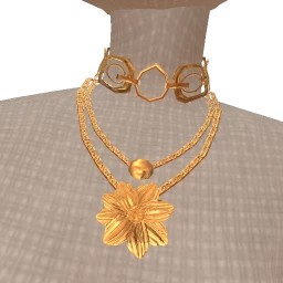 Bijouterie Golden Bloom Statement Necklace