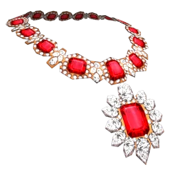 Bijouterie Ceylon Ruby Necklace