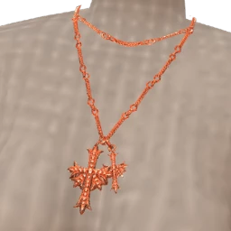 Ikon Elite Red Twisted Chain And Choker