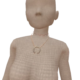 Bijouterie Diamond Horseshoe Choker And Necklace