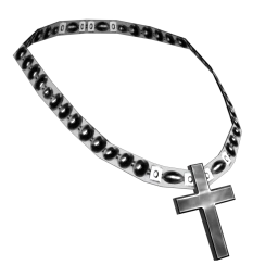 Foal Simple Pendant Necklace (Black)