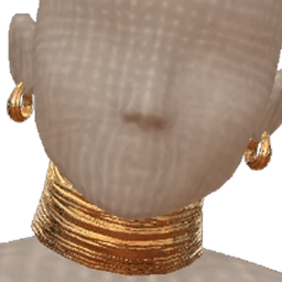 Foal Gold Jewerly Set With Multiple Ring Necklace And Earrings