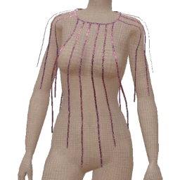 Ikon Elite Amethyst Crystal Drip Body Chain Necklace