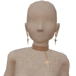 Ikon Elite Golden Shooting Star Necklace