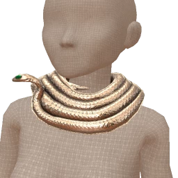 Cosmos Silver Serpent Queen Choker