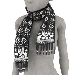 Foal Snowy Christmas Scarf