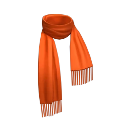 Front Row Cashmere Scarf - Orange