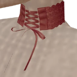 Delirious Prism Grim Red Corset Choker