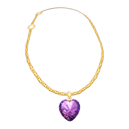 Prysm Lunarheart Necklace (Amethyst)