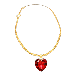 Prysm Lunarheart Necklace (Garnet)