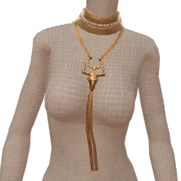 USAesthetics Whispering Skull Necklace