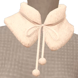 Yume White Fur Neck Collar