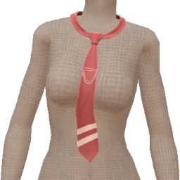 Yume Academic Aesthetic Pink Tie