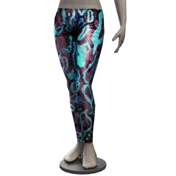 Bionic Purple Python Leggings