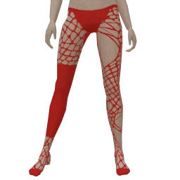 Delirious Red Ripped Tights