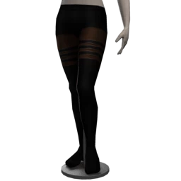 Fish Nets and Stripes Tights