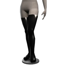 Cloud Nine Metallic Stockings - Onyx