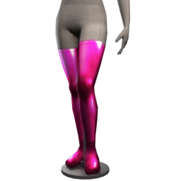 Cloud Nine Metallic Stockings - Ruby