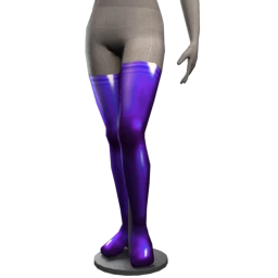 Cloud Nine Metallic Stockings - Purple