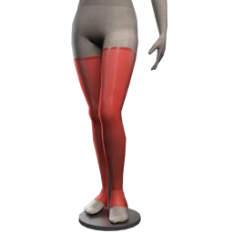 Secrets Freyja Latex Socks - Pink