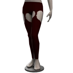 Secrets Suspenders Leggings - Burgundy