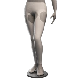 Secrets Suspenders Leggings - White