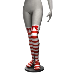 Avettes Starshine Socks (Candy Cane)