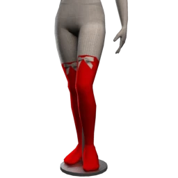 Festive Red Hold-Up Stockings