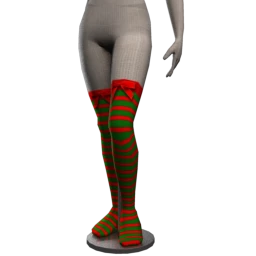 Elfen Striped Hold-Up Stockings