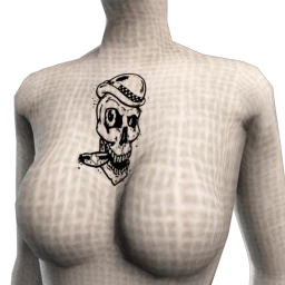 Mischievous Skull Tattoo