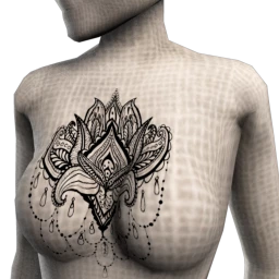 Paisley Chandelier Tattoo