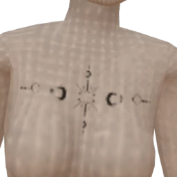 The Celestial Alignment Chest Tattoo