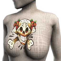 Festival Skull Tattoo