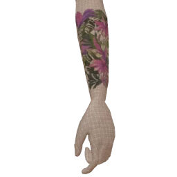Multicoloured Botanical Half Sleeve Tattoo