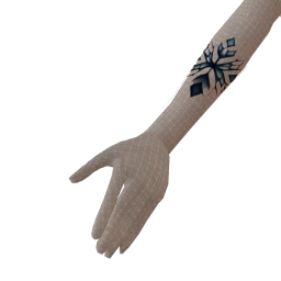 The Cold Never Bothered Me Arm Tattoo