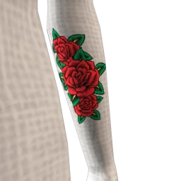 Elegant Rose Bunch Tattoo