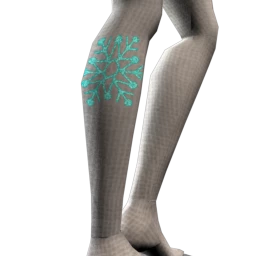 Glitter Snowflake Tattoo