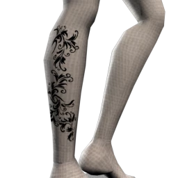 Swirling Vines Tattoo