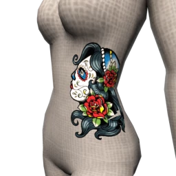 Senorita Calavera Tattoo