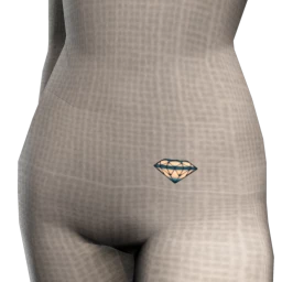 Gradient Diamond Tattoo