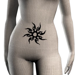 Tribal Sun Tattoo