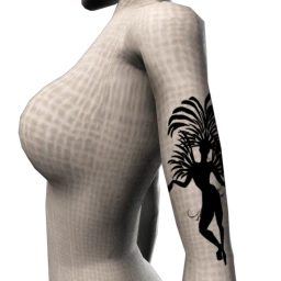 Feathered Dancer Tattoo