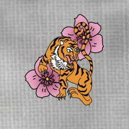 Field of Tigers Tattoo