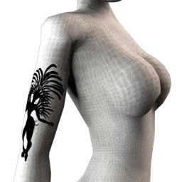 Feathered Dancer Tattoo