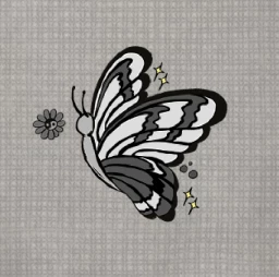 Peaceful Butterfly Tattoo